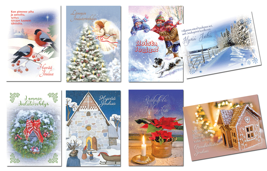 Ihanaa Joulunaikaa kortit kuvittain, NRO 213 A