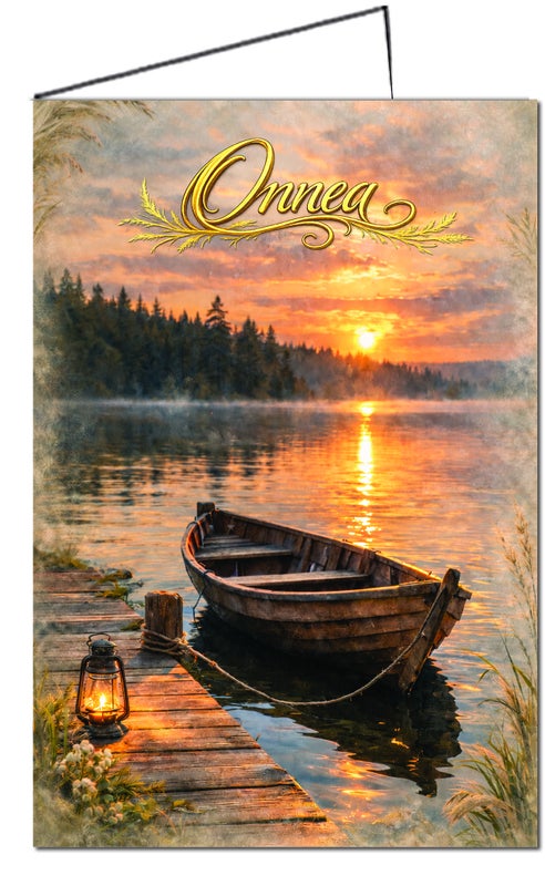 2-osainen onnittelukortti, nro 26-25