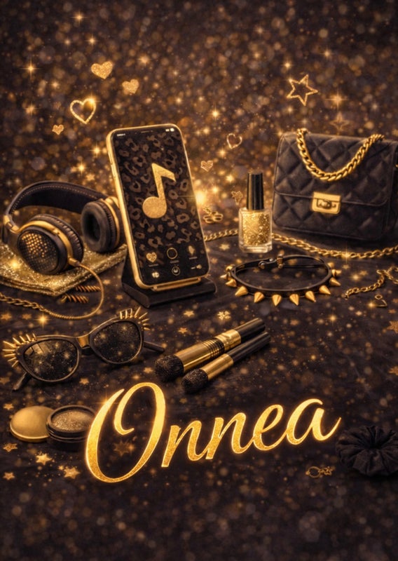 Onnea onnittelukortti glamour-tyylill&auml;