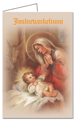 2-osaiset joulukortit, Jouluevankeliumi joulukortti, hengelliset joulukortit, perinteiset joulukortit, joulukortit kirjekuorella, joulukortit netistä