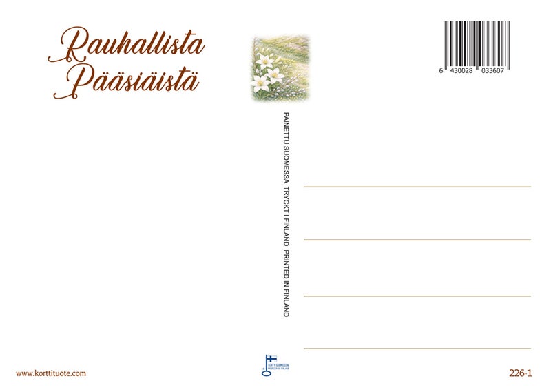 hengelliset p&auml;&auml;si&auml;iskortit, kristillinen p&auml;&auml;si&auml;iskortti, p&auml;&auml;si&auml;ispostikortti, risti kortti, yl&ouml;snousemus, p&auml;&auml;si&auml;islilja, raamatunjae kortti, A6 postikortti, p&auml;&auml;si&auml;inen, kristillinen kortti,