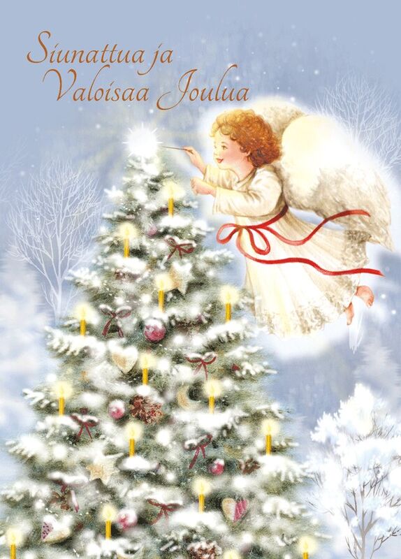 Hengelliset joulukortit-Siunattua Joulunaikaa-NRO 213 B
