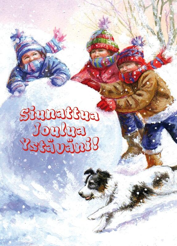 Hengelliset joulukortit-Siunattua Joulunaikaa-NRO 213 B