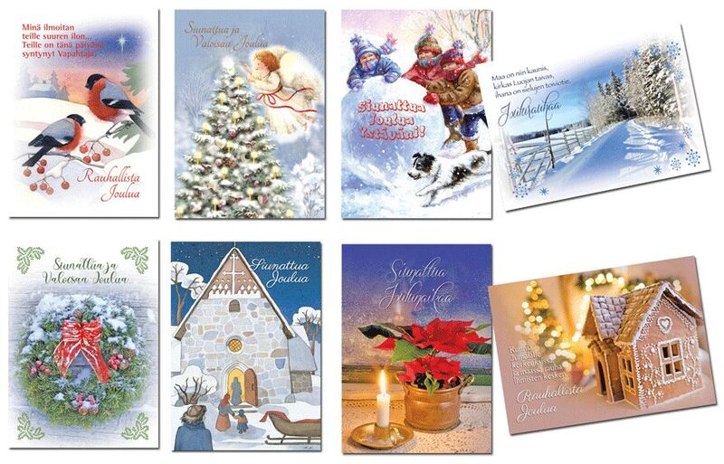 Hengelliset joulukortit-Siunattua Joulunaikaa-NRO 213 B