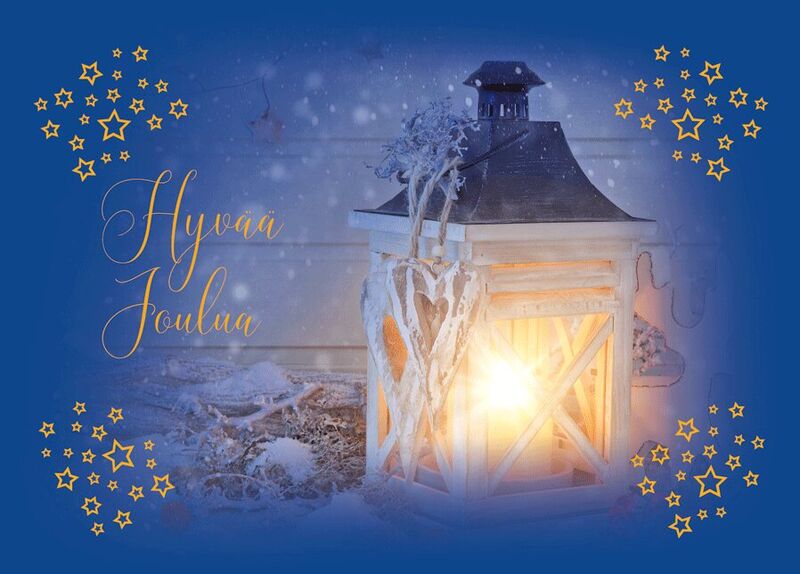 Kynttilä joulukortit: Joulun Valoa, NRO 104 A