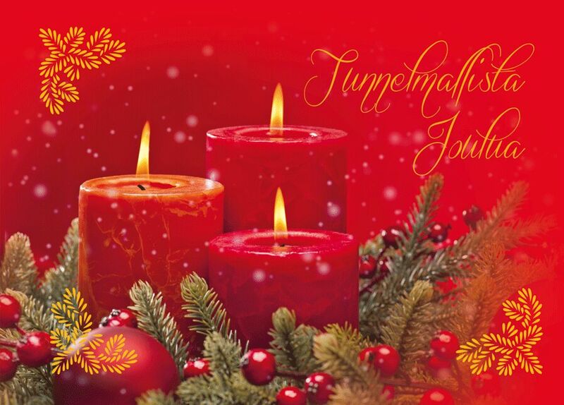 Kynttilä joulukortit: Joulun Valoa, NRO 104 A